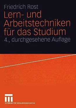 E-Book (pdf) Lern- und Arbeitstechniken für das Studium von Friedrich Rost
