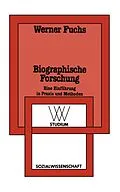 E-Book (pdf) Biographische Forschung von Werner Fuchs