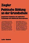 E-Book (pdf) Politische Bildung an der Grundschule von Ingrid Ziegler