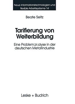 E-Book (pdf) Tarifierung von Weiterbildung von Beate Seitz