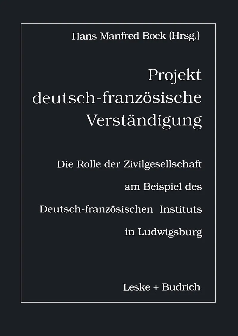 Projekt deutsch-französische Verständigung