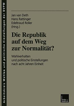 E-Book (pdf) Die Republik auf dem Weg zur Normalität? von 