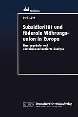 E-Book (pdf) Subsidiarität und föderale Währungsunion in Europa von 