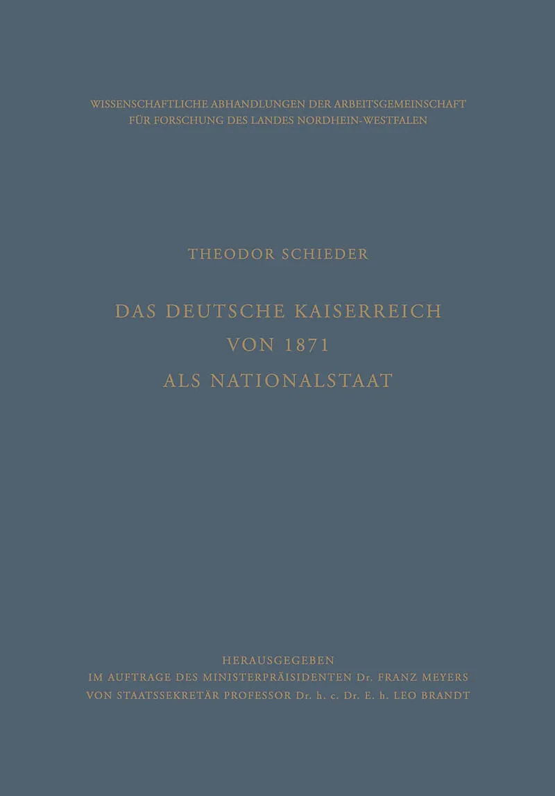 Das Deutsche Kaiserreich von 1871 als Nationalstaat