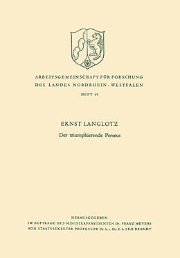 Kartonierter Einband Der triumphierende Perseus von Ernst Langlotz