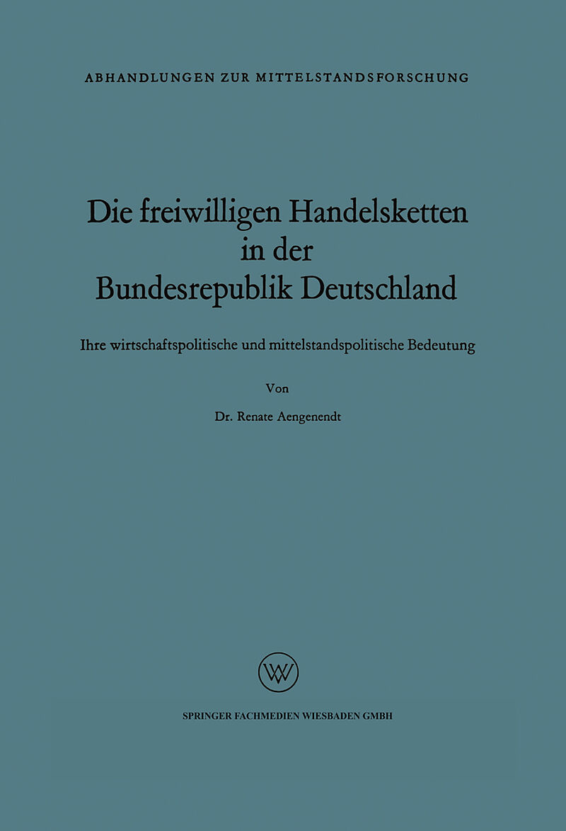 Die freiwilligen Handelsketten in der Bundesrepublik Deutschland
