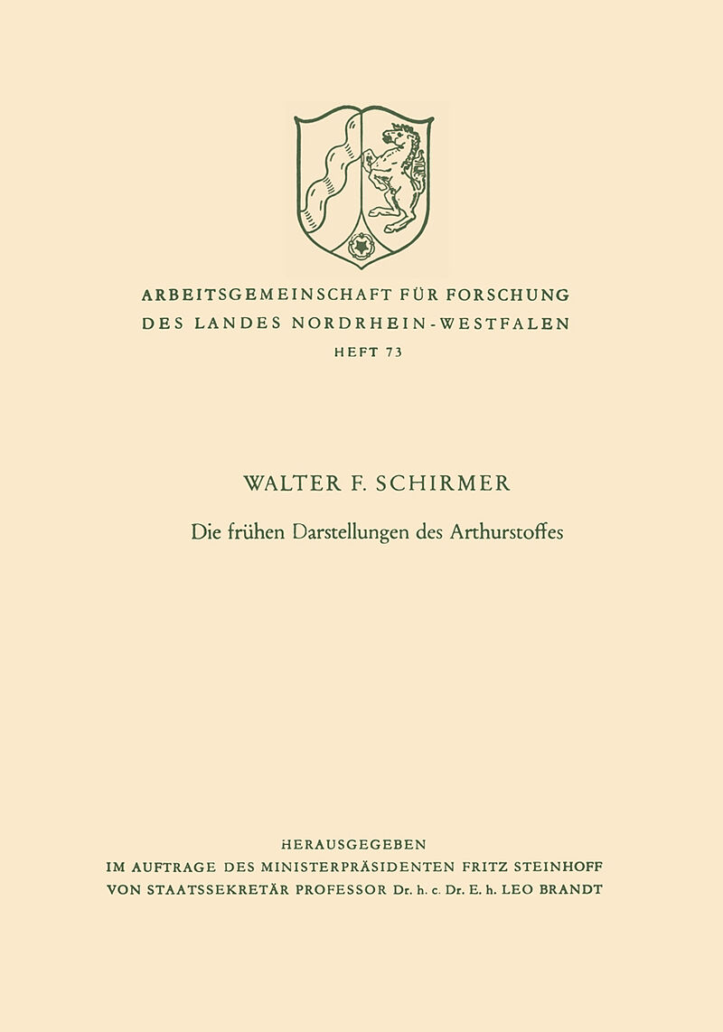 Die frühen Darstellungen des Arthurstoffes