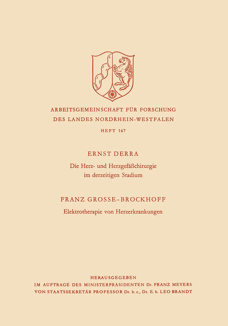 Die Herz- und Herzgefäßchirurgie im derzeitigen Stadium. Elektrotherapie von Herzerkrankungen