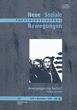 E-Book (pdf) Forschungsjournal Neue Soziale Bewegungen von Ansgar Klein, Hans-Josef Legrand, Thomas Leif