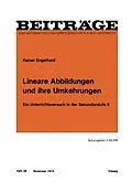 E-Book (pdf) Lineare Abbildungen und ihre Umkehrungen von Rainer Engelhard