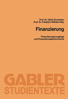 E-Book (pdf) Finanzierung von Ulrich Dornieden, Friedrich-Wilhelm May
