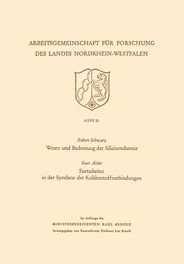 E-Book (pdf) Wesen und Bedeutung der Siliciumchemie von Robert Schwarz