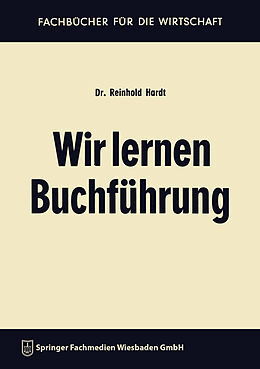 Kartonierter Einband Wir lernen Buchführung von Reinhold Hardt