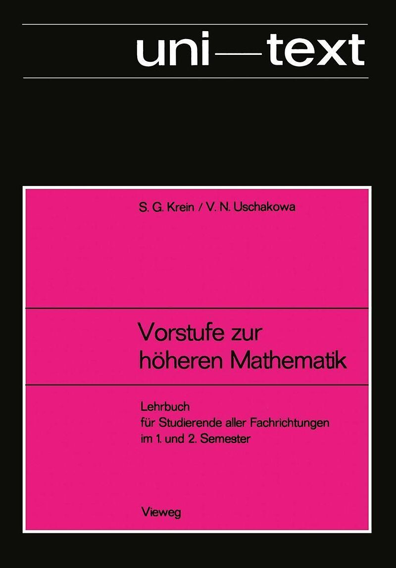 Vorstufe zur höheren Mathematik