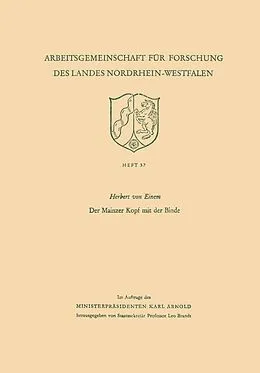 E-Book (pdf) Der Mainzer Kopf mit der Binde von Herbert von Einem