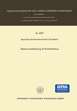 E-Book (pdf) Datenverarbeitung im Krankenhaus von Deutsches Krankenhausinstitut Düsseldorf Deutsches Krankenhausin