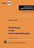 E-Book (pdf) Einführung in die Informationstheorie von Ernst Henze
