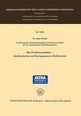 E-Book (pdf) Der Finefrausandstein  Sedimentation und Epirogenese im Ruhrkarbon von Axel Wendt