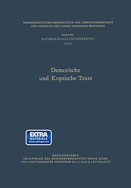 E-Book (pdf) Demotische und Koptische Texte von Leo (Hrsg.) Brandt
