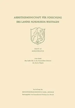 E-Book (pdf) Das Lächerliche in der französischen Literatur des Ancien Régime von Fritz Schalk