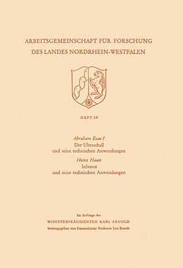 E-Book (pdf) Der Ultraschall und seine technischen Anwendungen / Infrarot und seine technischen Anwendungen von Abraham Esau