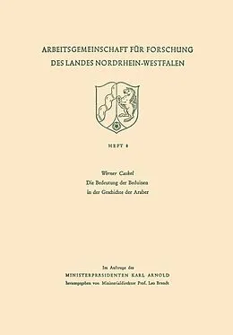 E-Book (pdf) Die Bedeutung der Beduinen in der Geschichte der Araber von Werner Caskel