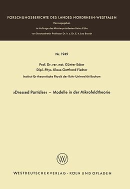 E-Book (pdf) »Dressed Particles«  Modelle in der Mikrofeldtheorie von Günter Ecker