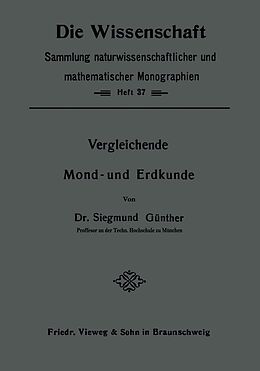 E-Book (pdf) Vergleichende Mond- und Erdkunde von Siegmund Günther