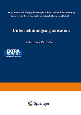 E-Book (pdf) Unternehmungsorganisation von Worringer Ulrich