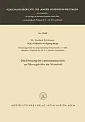 E-Book (pdf) Die Erfassung der Leistungsansprüche an Führungskräfte der Wirtschaft von Gerhard Brinkmann