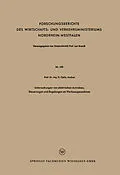 E-Book (pdf) Untersuchungen von elektrischen Antrieben, Steuerungen und Regelungen an Werkzeugmaschinen von Herwart Opitz