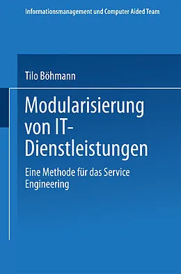 E-Book (pdf) Modularisierung von IT-Dienstleistungen von Tilo Böhmann
