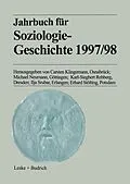E-Book (pdf) Jahrbuch für Soziologiegeschichte 1997/98 von Carsten Klingemann, Michael Neumann, Karl-Siegbert Rehberg