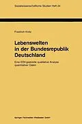 E-Book (pdf) Lebenswelten in der Bundesrepublik Deutschland von Friedrich Krotz