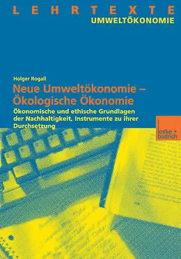 E-Book (pdf) Ökologische Ökonomie von Holger Rogall
