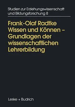 E-Book (pdf) Wissen und Können von Frank-Olaf Radtke