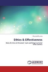 Couverture cartonnée Ethics & Effectiveness de Poonam Khurana