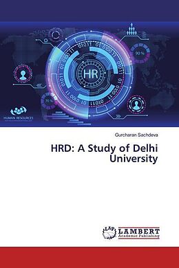 Couverture cartonnée HRD: A Study of Delhi University de Gurcharan Sachdeva