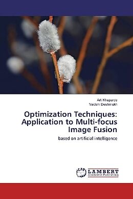 Kartonierter Einband Optimization Techniques: Application to Multi-focus Image Fusion von Arti Khaparde, Vaidehi Deshmukh