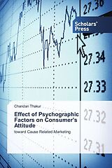 Kartonierter Einband Effect of Psychographic Factors on Consumer s Attitude von Chandan Thakur