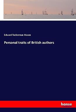 Couverture cartonnée Personal traits of British authors de Edward Tuckerman Mason