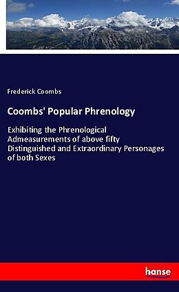 Kartonierter Einband Coombs' Popular Phrenology von Frederick Coombs