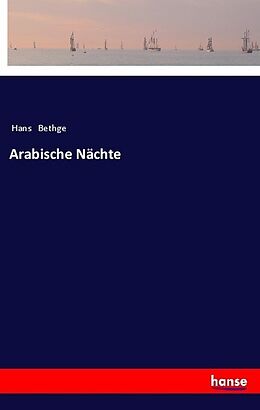Kartonierter Einband Arabische Nächte von Hans Bethge