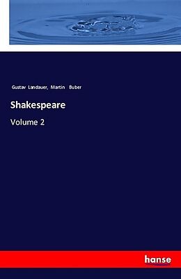 Kartonierter Einband Shakespeare von Gustav Landauer, Martin Buber