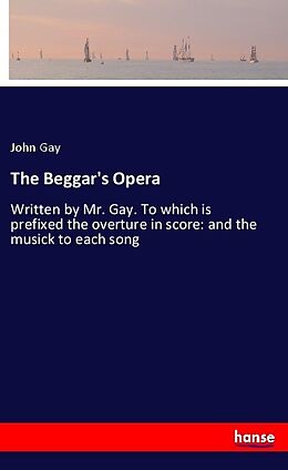 Couverture cartonnée The Beggar's Opera de John Gay