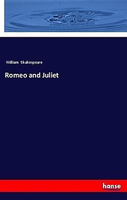 Couverture cartonnée Romeo and Juliet de William Shakespeare