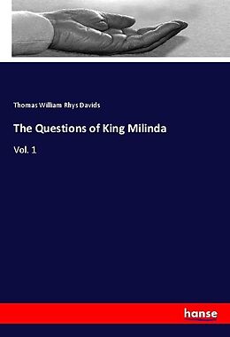 Couverture cartonnée The Questions of King Milinda de Thomas William Rhys Davids