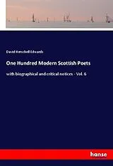 Kartonierter Einband (Kt) One Hundred Modern Scottish Poets von David Herschell Edwards