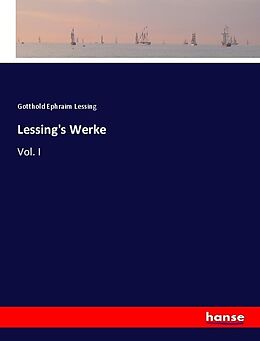 Kartonierter Einband Lessing's Werke von Gotthold Ephraim Lessing