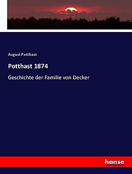 Kartonierter Einband Potthast 1874 von August Potthast